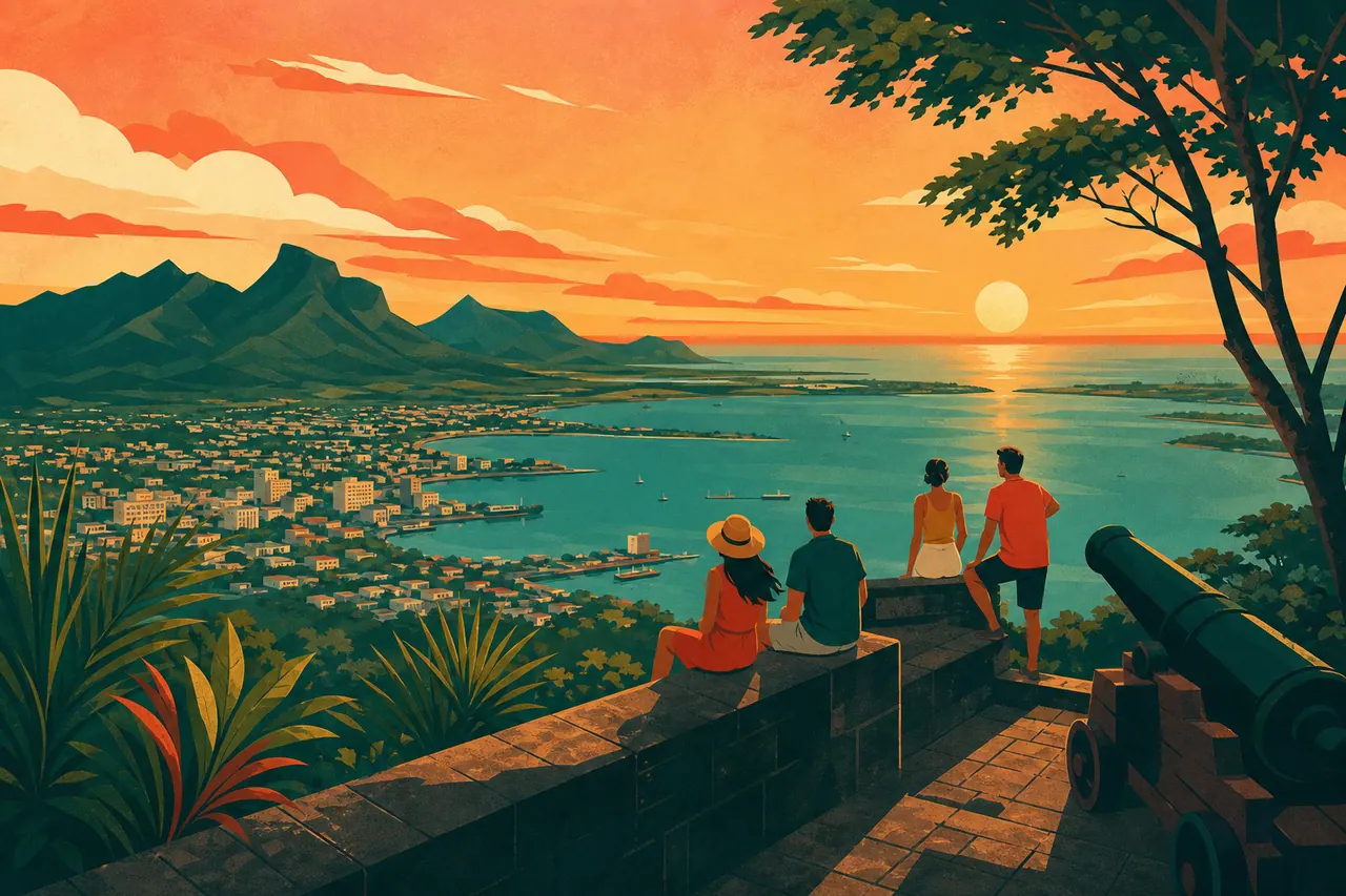Coucher de soleil à la Citadelle
