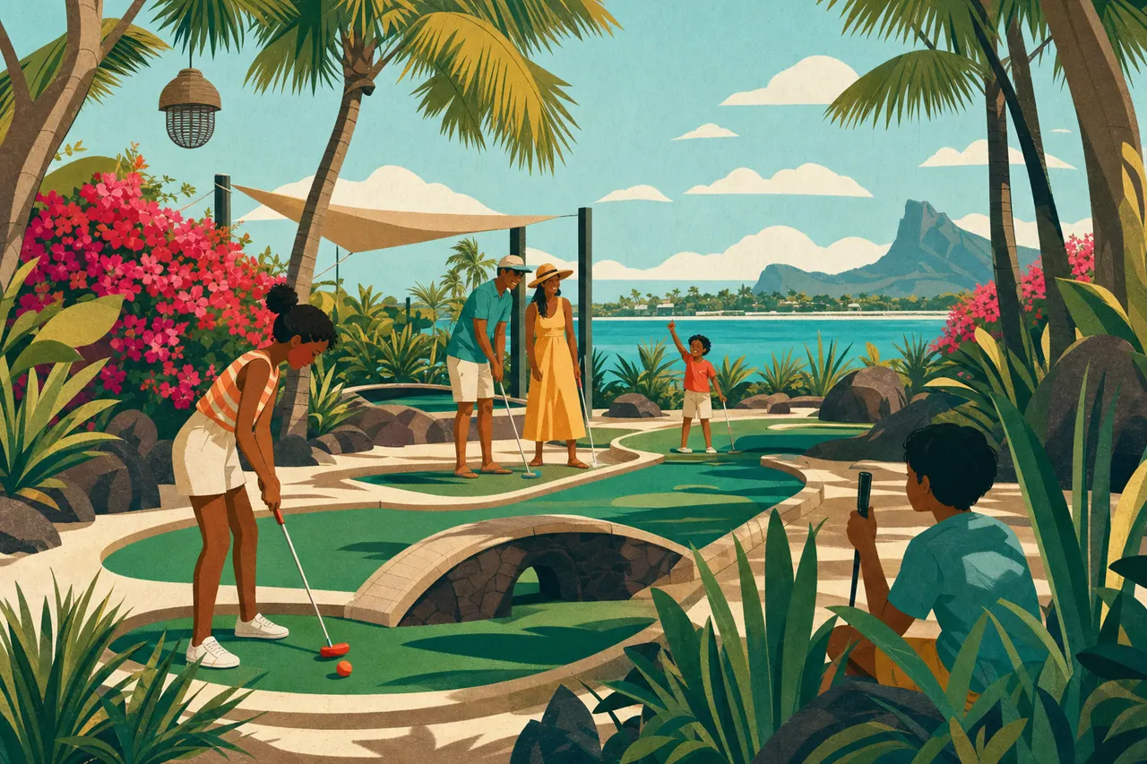 Mini-golf à Grand Baie