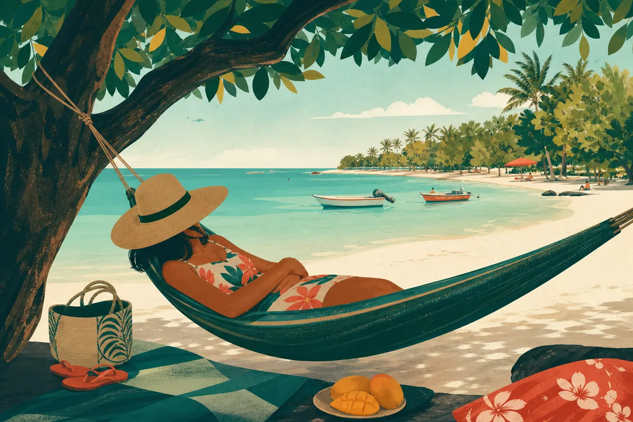 Sieste à Trou aux Biches