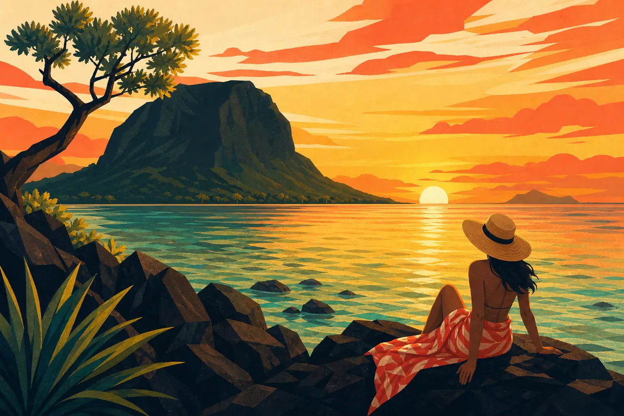 Sunset au Morne