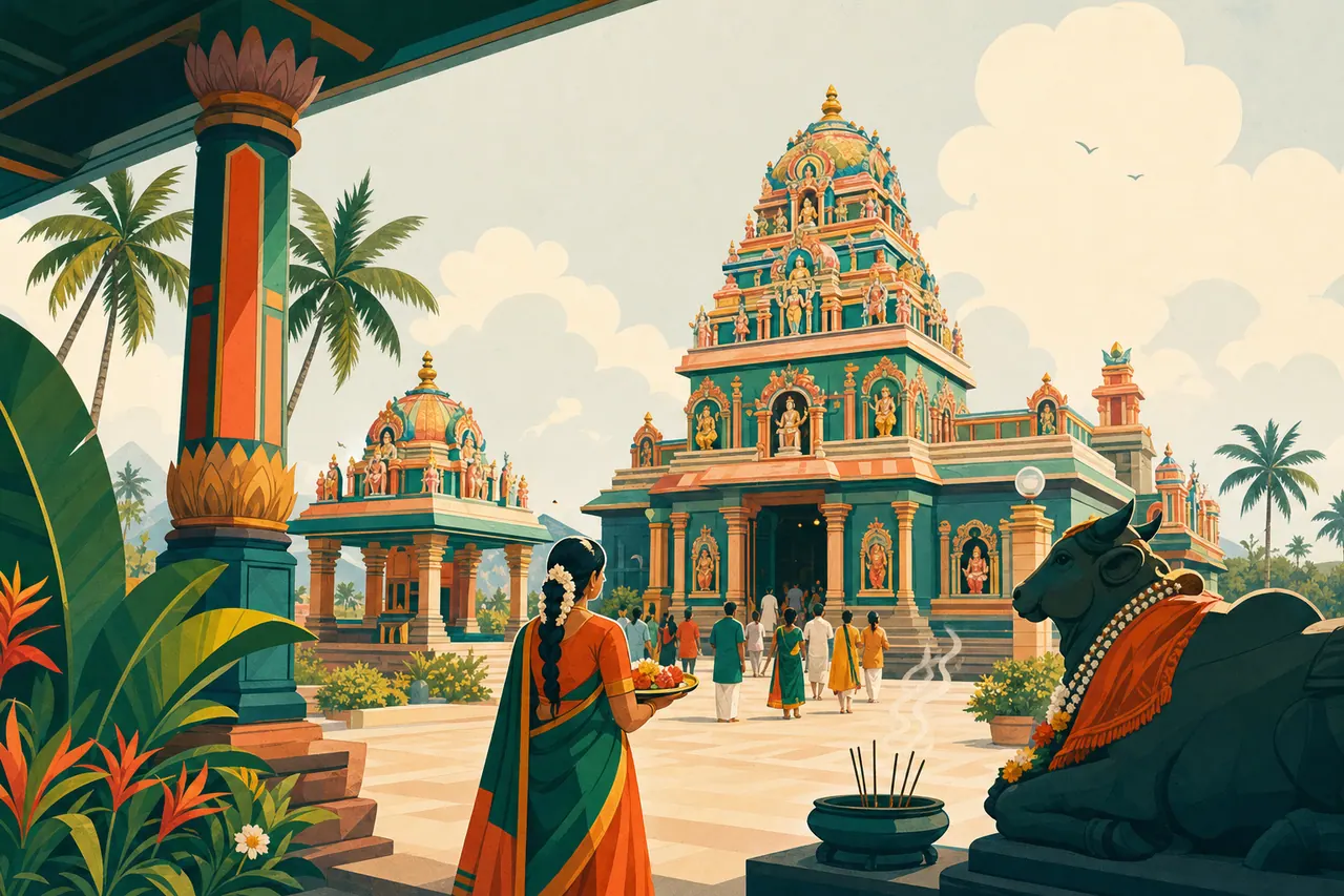 Temple Maheswarnath à Triolet